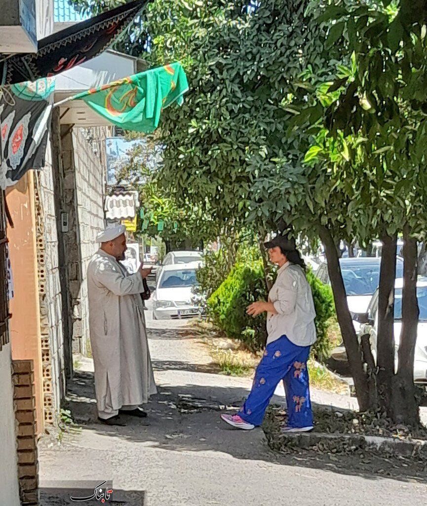وایرال شدن گفتگو یک روحانی با زنی دارای حجاب متفاوت+عکس